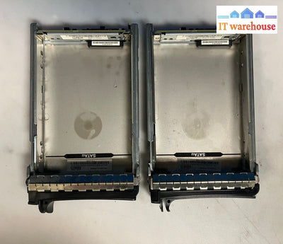 (Lot Of 2) Dell Poweredge Gen 10/11 3.5″ Satau 7.2K Caddy + Interposer 0Pn939 ~