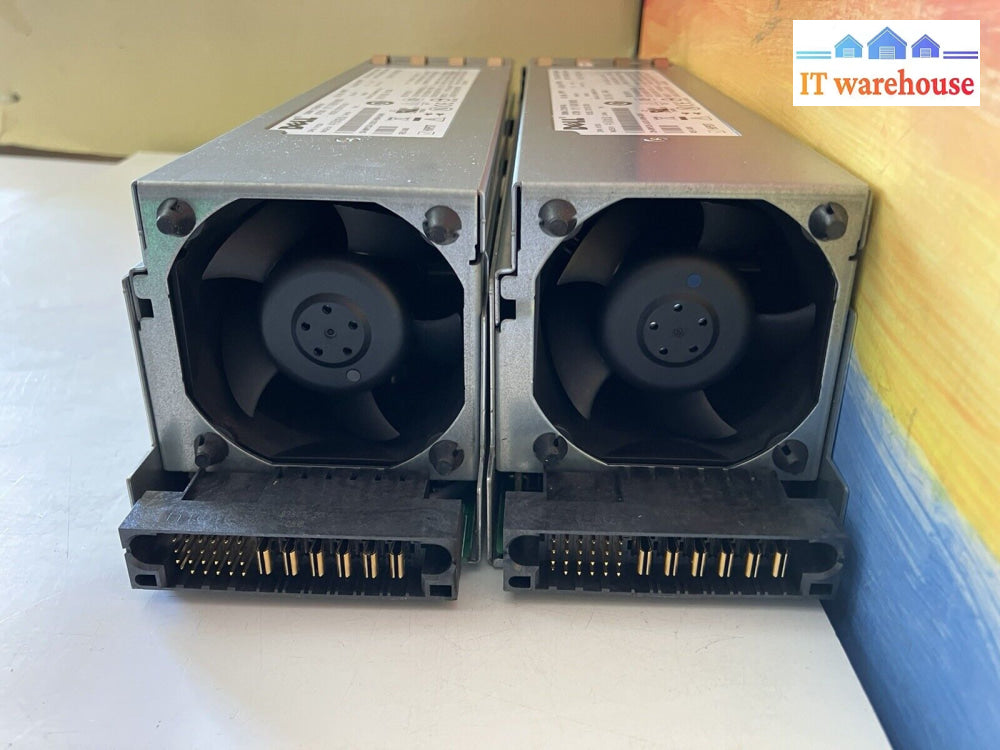 ~ Lot Of 2 Dell Poweredge Power Supplies 0Ny526 Ny526 Z750P-00 750W 9.3A Tested