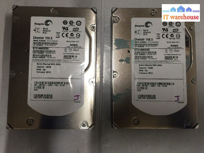 - Lot Of 2 Dell Ry491/St3146855Ss/9Z2066-051 146Gb 15K 3.5’ Sas Hard Drive @@@