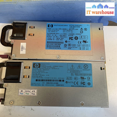 Lot Of 2 Hp 460W Power Supply Dps-460Eb A 499250-001