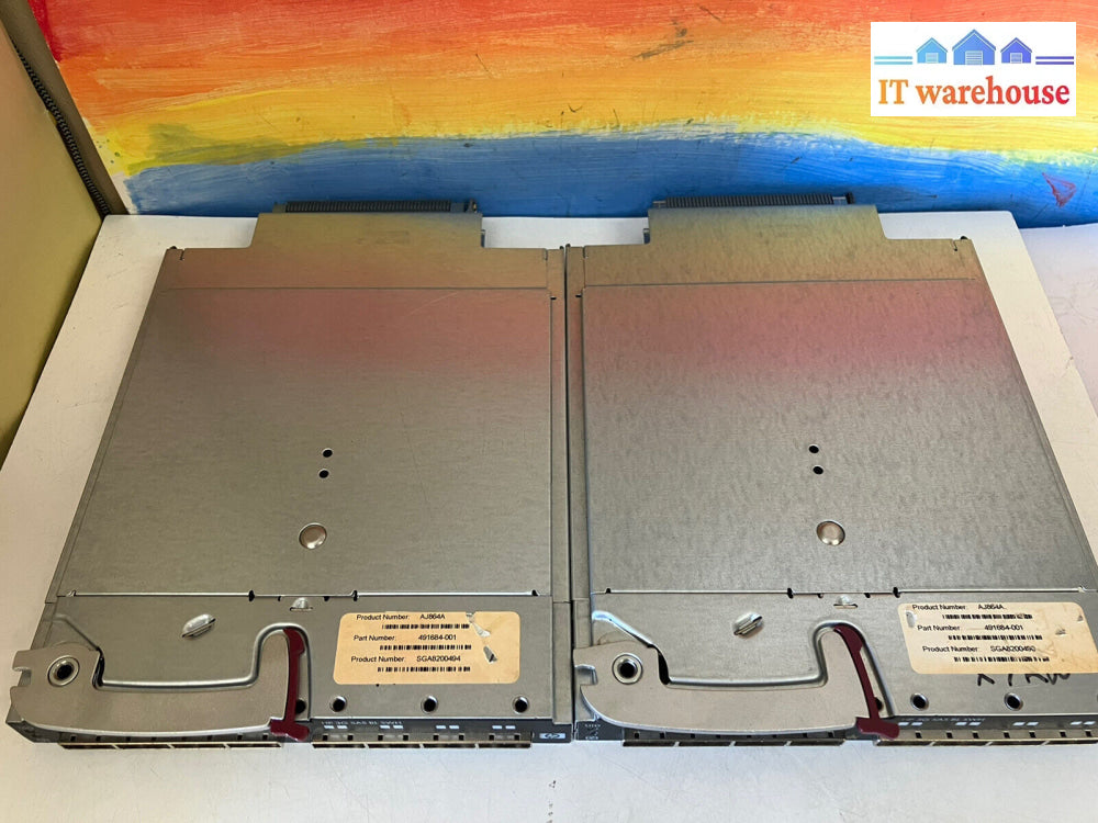 ~ Lot Of 2 - Hp Aj864A Blc-Class 3Gb Sas Pass-Thru Mod 491684-001