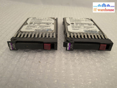 + *Lot Of 2* Hp Dg146Baajb 459512-002 F/W: Hpd7 146Gb Sas @@@