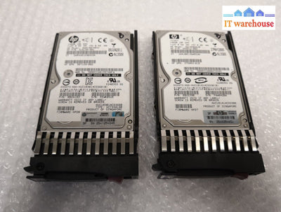 + *Lot Of 2* Hp Dg146Baajb 459512-002 F/W: Hpd7 146Gb Sas @@@