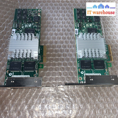 (Lot Of 2) Hp Quad Port Gigabit Server Adapter 436431-001 Nc364T