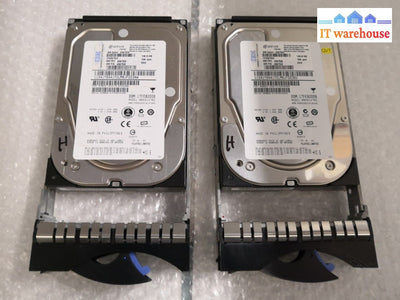 + *Lot Of 2* Ibm 146Gb Sas 3.5 15K Hdd 146G 43W7526 43W7532 Mba3147Rc Ca06778 @@