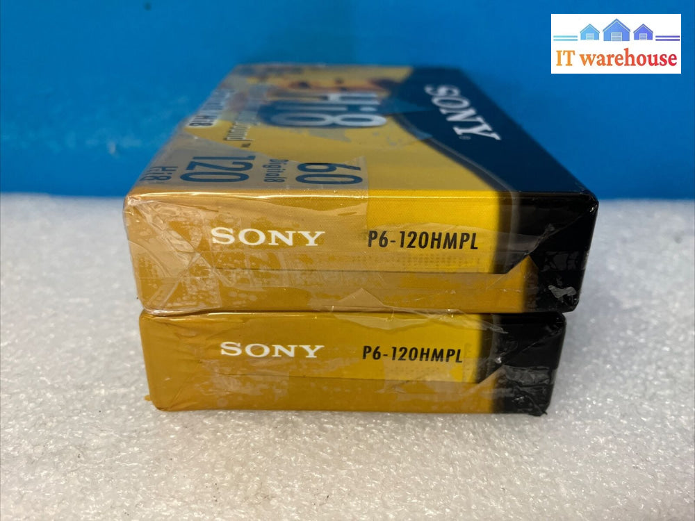 ~(Lot Of 2) New Sony Hi8 60 Min Digital8 120 Hmp Camcorder 8Mm Cassette Tape