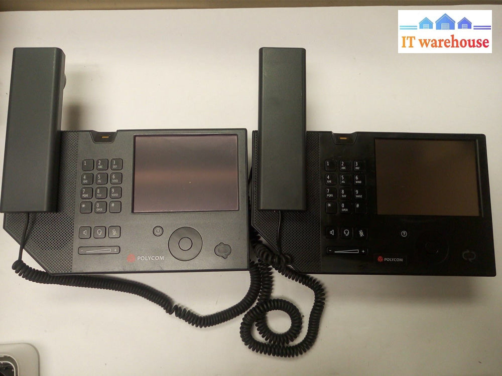 - Lot Of 2 Polycom Cx700 Ip Voip Telephone W/Ac Power