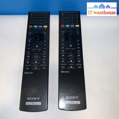 Lot Of 2 Sony Ps3 Blu-Ray Remote Control Playstation 3 Bluetooth Cechzr1U