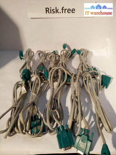 - Lot Of 24X Rj45 To Rs232 Cable E188601