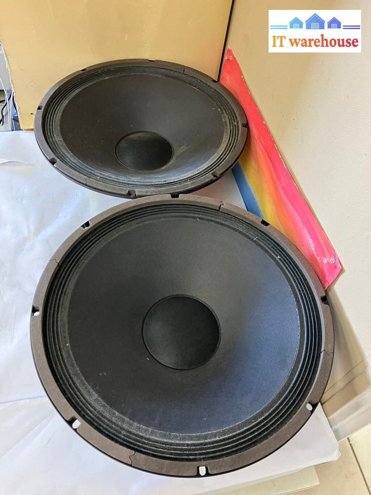 ~ Lot Of 2X 15’ 15 Inch Speakers.