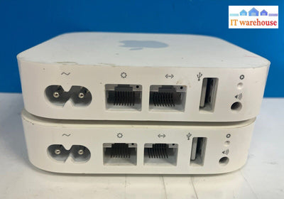 (Lot Of 2X) Apple Airport Express 802.11N 2Nd Generation A1392 ~