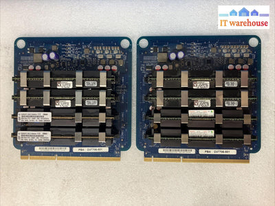 ~ (Lot Of 2X) Apple Mac Pro A1186 D37706-501 630-7667 Ram Riser Boards 4Gb + 8Gb