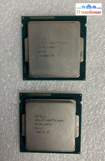 (Lot Of 2X) Intel Core I5-4430 3.00Ghz Socket Lga 1150 Cpu Processor Sr14G ~