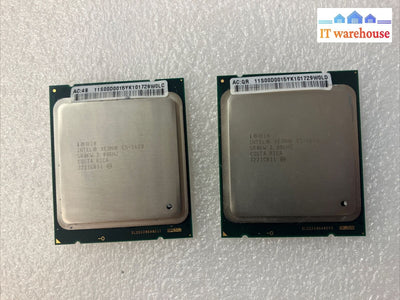 (Lot Of 2X) Intel Xeon E5-2620 6-Core 2Ghz Sr0Kw Cpu Processor Socket Lga2011 ~