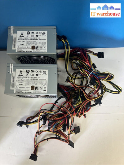 (Lot Of 2X) Power Man 500W Atx Power Supply Ip-P500Cq3-2 (6-Pin + 8-Pin) Pci-E ~