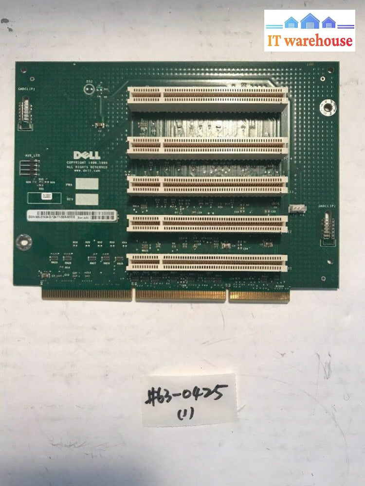 Lot Of 3 Dell Optiplex (Mx) 1424D 5-Slot Pci Riser Board 0001424D