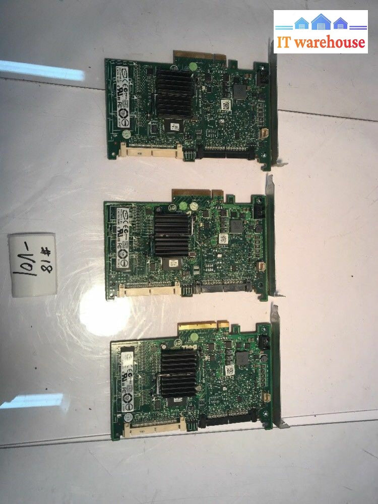 Lot Of 3 Dell Yw946 3.0Gbps Perc 6I Raid Controller For Poweredge Server