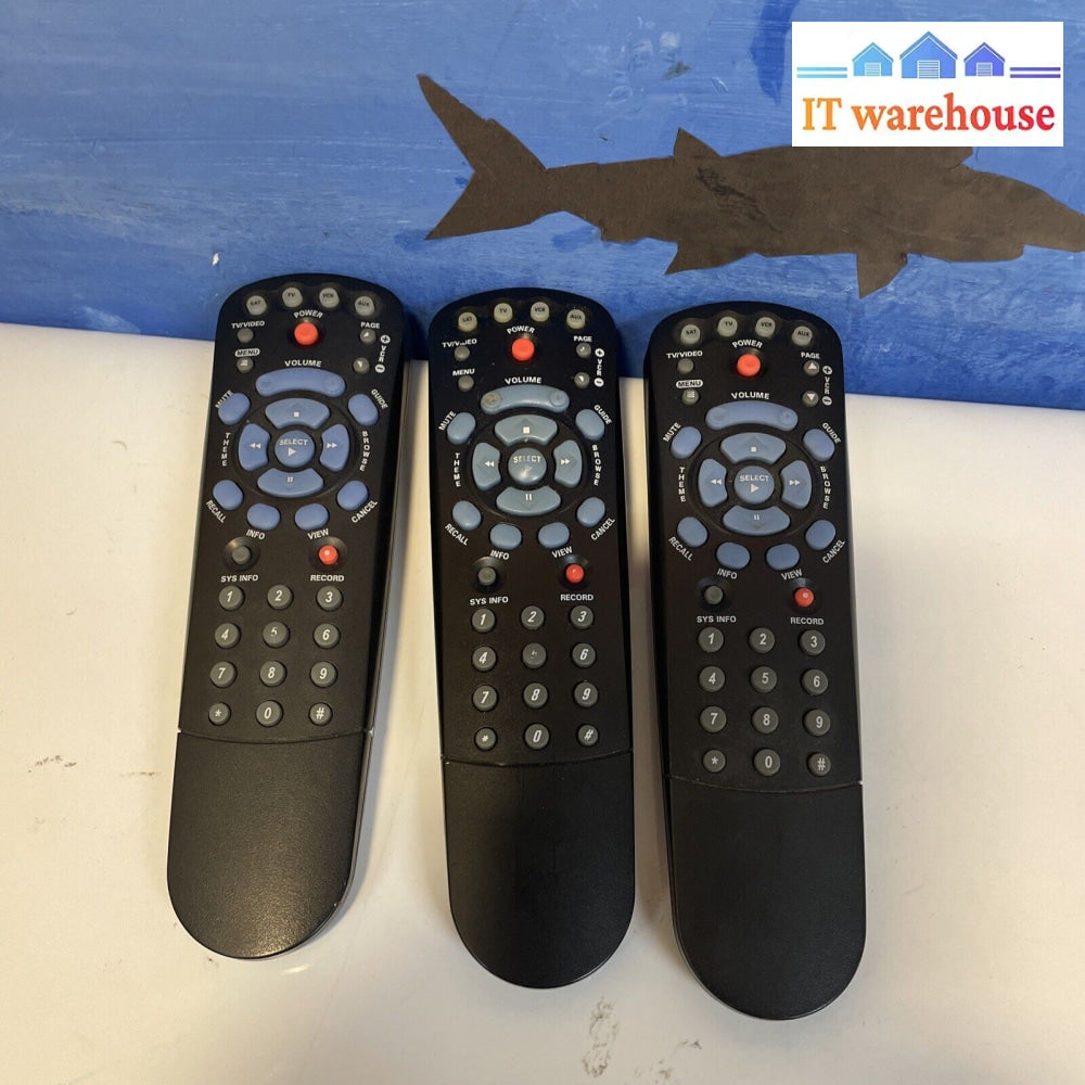 Lot Of 3 Echostar Technologies Ir Remote. P/N: 103781.