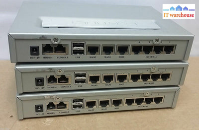 Lot Of 3 Fortinet Firewall Security Appliance Fortigate-60M