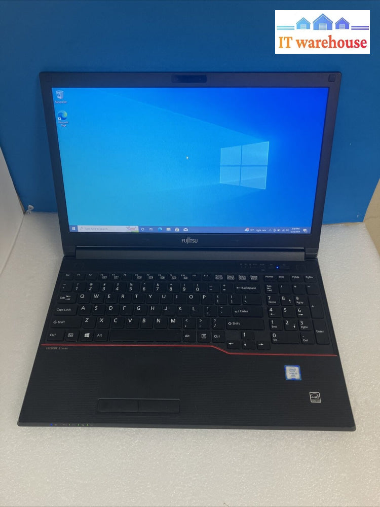 (Lot Of 3) Fujitsu Lifebook E556 15.6’ Laptop I5-6300U Cpu 8Gb Ram 500Gb Hdd ~