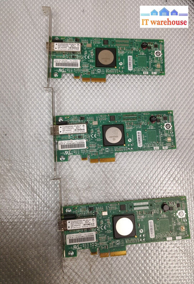 - Lot Of 3 Ibm Single-Port 4Gbps Fibre Channel Pcie Adapter 10N7249 @@@