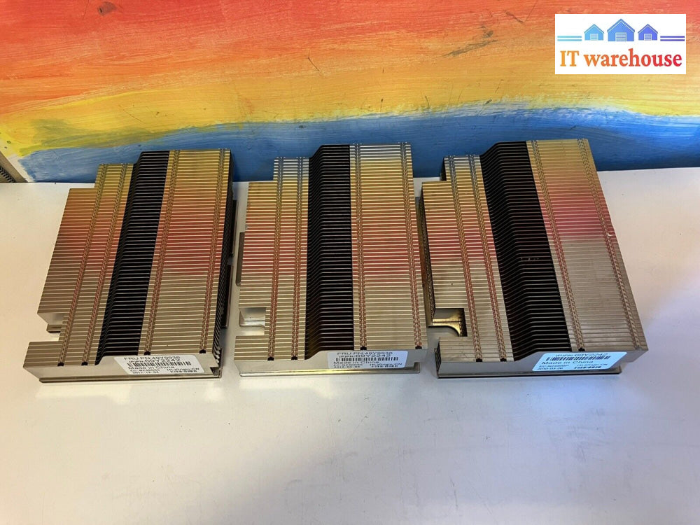 ~ Lot Of 3 Ibm X3690 X5 Blade Processor Heatsink 49Y9936 69Y2242