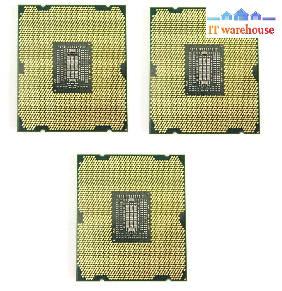 Lot Of 3 Intel Xeon E5-1650 6-Core 3.20Ghz 12Mb 5Gt/S Lga2011 Sr0Kz Server Cpu