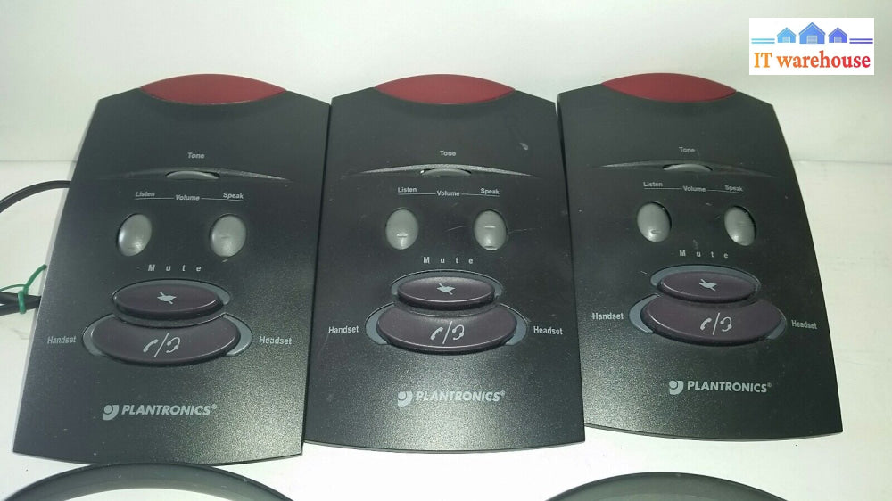 Lot Of 3 Plantronics S11 Office Telephone Answering System