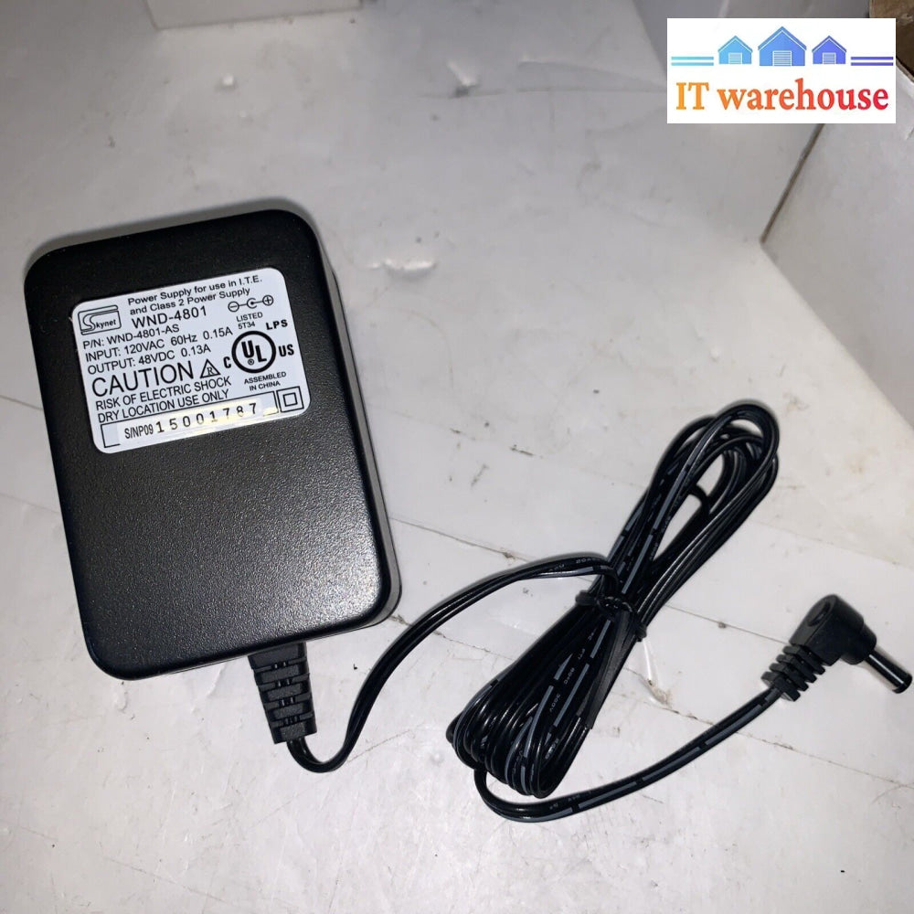 Lot Of 3 Skynet Ac Power Adapter Model Wnd-4801-As (Output: 48Vdc 0.13A)