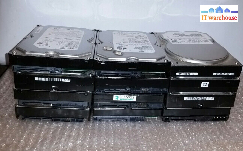 Lot Of 30 Hard Drive 3.5’ Hdd Scrap -Gold Platinum Or Display(Not Drilled)