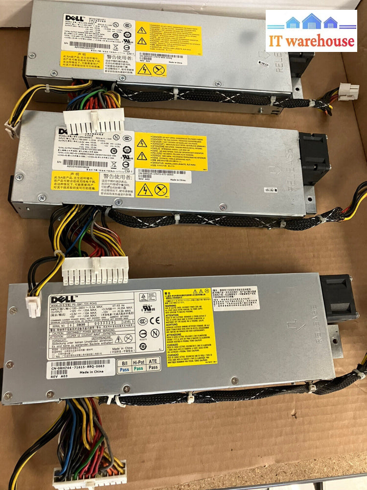 ~ Lot Of 3X 0Xh225 Dell Poweredge 850 860 R200 345 Watt Dps-345Abc Power Supply