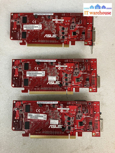 ~(Lot Of 3X) Asus Eah6450/5450 Silent/Di/1Gd3 Amd Radeon Hd 6450 5450 Video Card