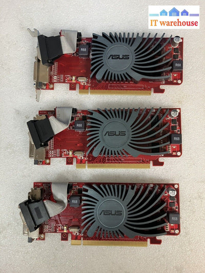 ~(Lot Of 3X) Asus Eah6450/5450 Silent/Di/1Gd3 Amd Radeon Hd 6450 5450 Video Card