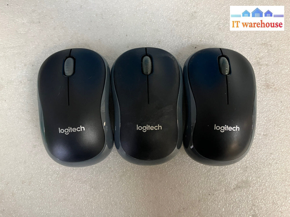 ~ (Lot Of 3X) Logitech M185 Wireless Mouse P/N 810-005232 (No Usb Nano Receiver)