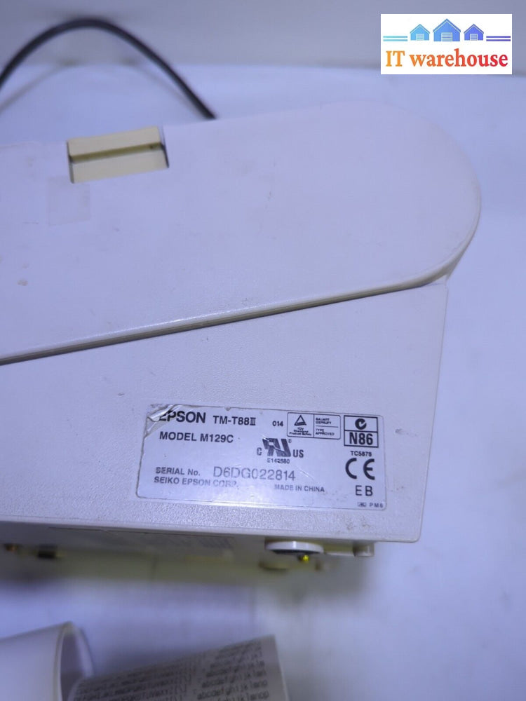 (Lot Of 4) Epson Micros Tm-T88Iiip M129C Thermal Pos Receipt Printer (Parallel)-