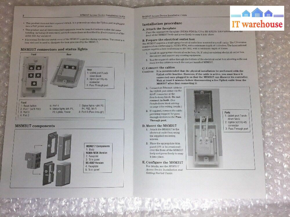 - Lot Of 4 New In Box Hp Msm317 Ww Access Device J9423A