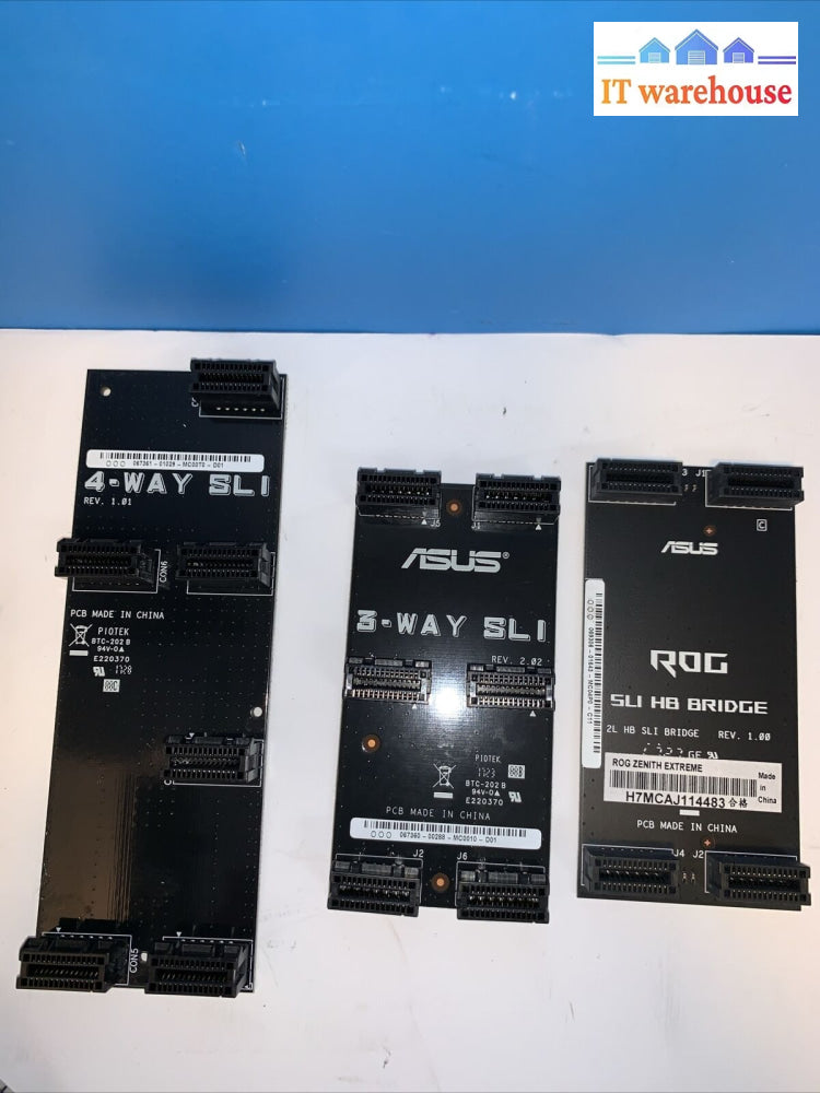 Lot Of 4 Rog Sli Bridges/Contoller 2/3/4-Way