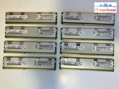 ~ Lot Of 4 Samsung 32Gb 4Rx4_Pc3L 8500R M393B4G70Dm0 - Yf8 240 Pin (Server Ram)