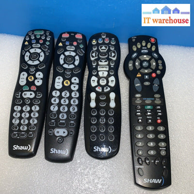 (Lot Of 4) Shaw Cable Remote Controls