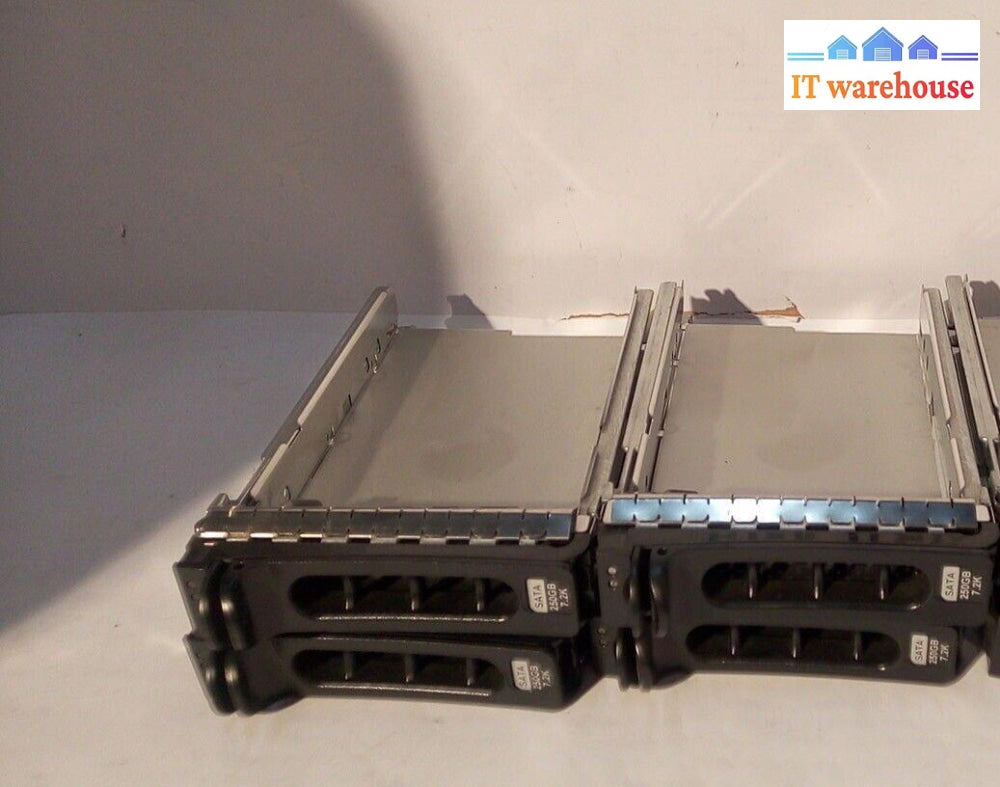 Lot Of 4X 3.5 Sas Sata Hard Drive Tray Caddy Sled Dell 0J105C 42940 J9111 @@@