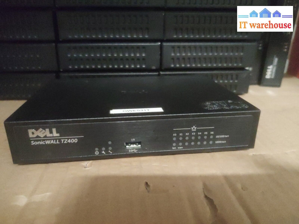 ()Lot Of 5) Dell Sonicwall Tz400 (Please Read) +