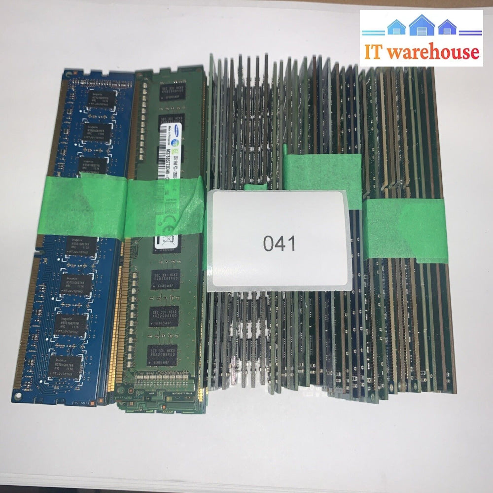 Lot Of 50 Sorted 2Gb Ddr3 Pc3 Desktop Non-Ecc Memory Ram