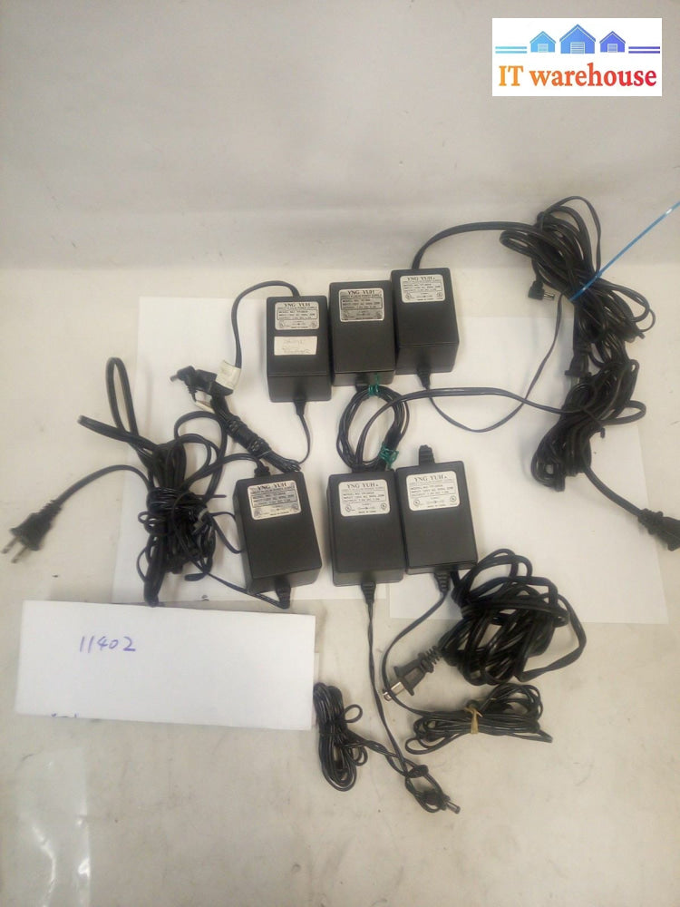 - Lot Of 6 Ac/Dc Adapter Yng Yuh Model: Yp-085A Yp 085A Ac