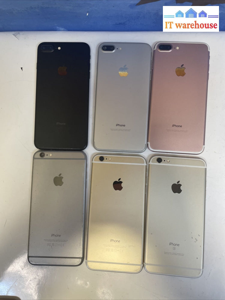 Lot Of 6 Apple Iphone 7 Plus Cell Phone Parts