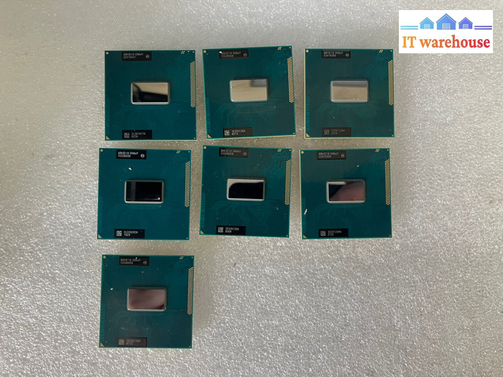 ~ (Lot Of 6) Intel Core I5 3230M Laptop Cpu Processor 2.6Ghz 3Mb Socket G2 Sr0Wy