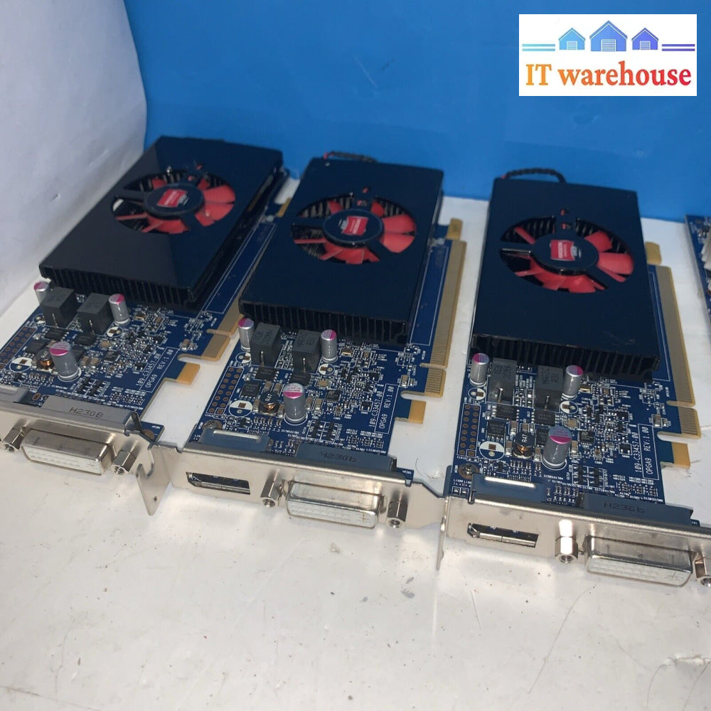 Lot Of 6 Low Profile Video Cards (Dvi Dp Or Hdmi)