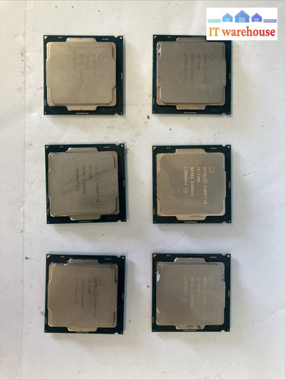 (Lot Of 6X) Intel Core I3-7100 3.90 Ghz Lga 1151 Desktop Cpu Processor Sr35C ~