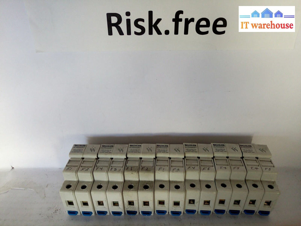 * Lot Of 7 Ferraz Shawmut Fuse Holder P216489 2 Pole 600V 30A