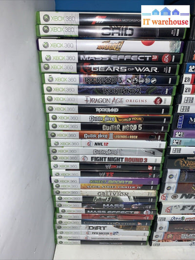 Lot Of 70 + Xbox 360 Games And Pc