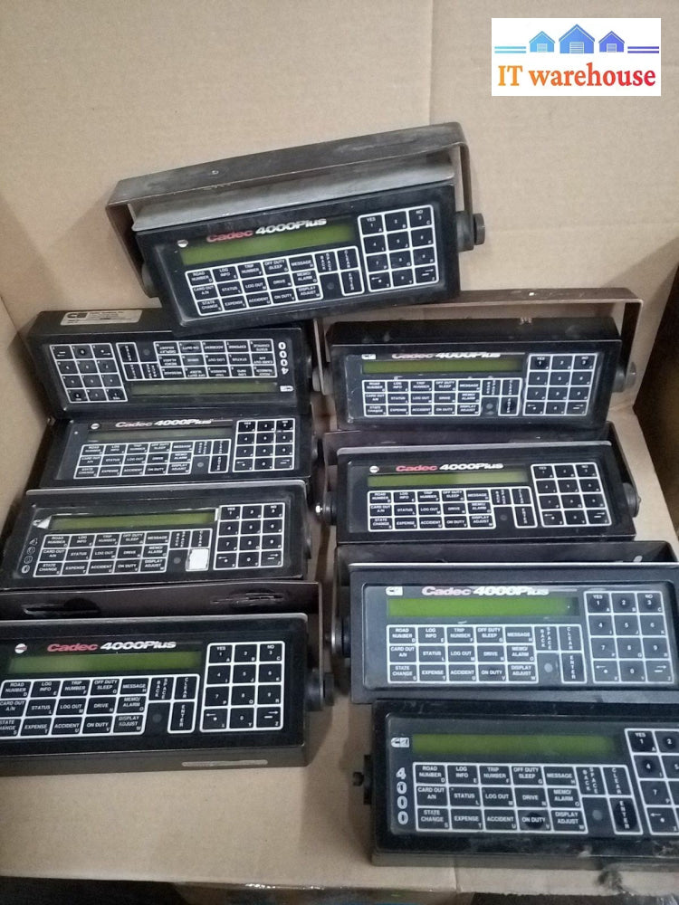 - Lot Of 9 Cadec 4000 Plus Management System 85-7800-107